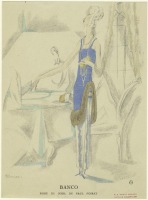Ретро мода - Костюм 1920-1929. Вечернее платье от Поля Пуаре