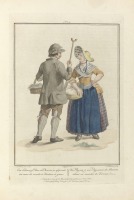 Ретро мода - Мужчина и женщина с острова Схувен. Батавская Республика