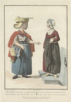 Ретро мода - Батавская Республика. Женщины из Схевенингена