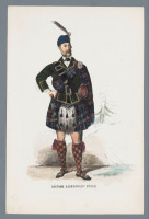 Ретро мода - Шотландский мужской костюм XIX века