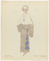 Ретро мода - Женское платье с поясом в концептуальном стиле