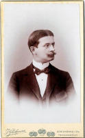 Ретро мода - Кёнигсберг. Портрет молодого человека. Фото ок. 1900 года.