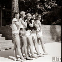 Ретро мода - Шорты в 1950-х годах