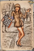 Плакаты - Армейский пин-ап (Pin-up) 40-х годов.