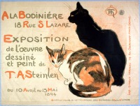 Плакаты - Выставка работ Т.А. Стейнлена, 1894