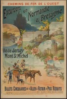 Плакаты - Экскурсии в Нормандию и Бретань, 1894