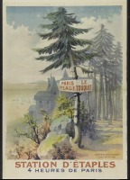 Плакаты - Северная железная дорога. Линия Булонь, 1900