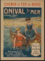 Плакаты - Северная железная дорога. Ониваль-сюр-мер, 1913