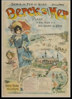 Плакаты - Северная железная дорога. Берк-сюр-мер, 1898