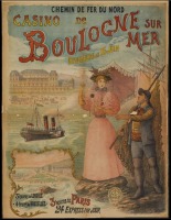 Плакаты - Казино в Булонь-сюр-мер, Па-де-Кале, 1898