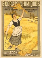 Плакаты - Химические удобрения Луи Роша, 1902