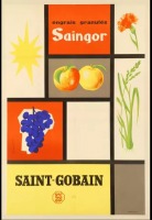 Плакаты - Химические удобрения компании Сен Гобен,  1959
