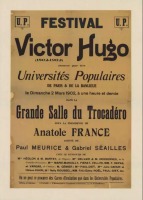 Плакаты - Фестиваль Виктора Гюго, 1902