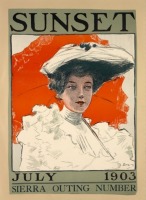 Плакаты - Июль. Сансет, 1903