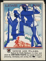 Плакаты - Льюис и Кларк. Поезда Нортен Пацифик