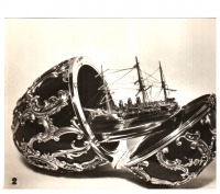 Ретро открытки - Модель крейсера 