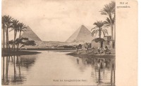 Ретро открытки - Египет.Пирамиды.