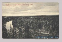 Ретро открытки - Открытка — Река Ухта. Общий вид нефтеносного района
