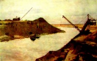 Ретро открытки - Строительство канала Волга-Дон