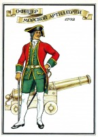 Ретро открытки - Офицер морской артиллерии.