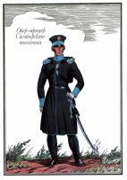 Ретро открытки - Обер-офицер Симбирского ополчения.