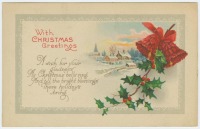 Ретро открытки - С  рождественским поздравлением
