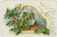 Ретро открытки - Весёлые Рождественские поздравления
