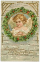 Ретро открытки - Светлого и счастливого Рождества