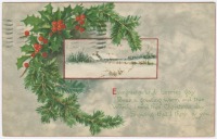 Ретро открытки - В Рождественский день