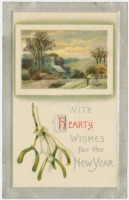 Ретро открытки - Сердечные пожелания в Новом Году