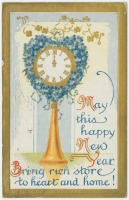Ретро открытки - Пусть Новый Год принесёт счастье в ваши сердца