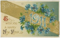 Ретро открытки - С Новым 1911 Годом