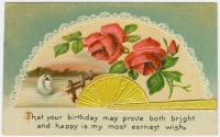 Ретро открытки - Поздравления в День рождения