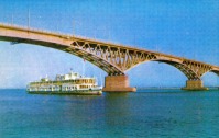 Ретро открытки - Автодорожный мост