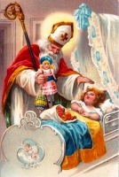 Ретро открытки - З Днем  Святого  Миколая!