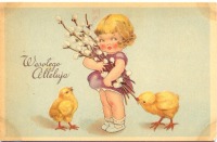Ретро открытки - Веселого Аллелуя !
