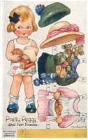 Ретро открытки - Пегги и её платьица