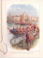 Ретро открытки - Король Эдгар и восемь вассалов королей. Судьба и Победа