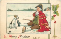 Ретро открытки - С Рождеством. Достоинство и наглость