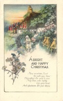 Ретро открытки - Яркое и счастливое Рождество