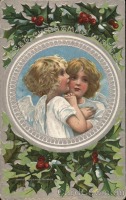 Ретро открытки - Ретро-поштівка.  Найкращі Різдвяні побажання.