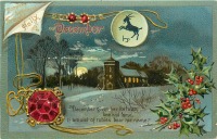 Ретро открытки - - Декабрь подарит вам удачу, любовь и славу
