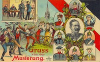 Ретро открытки - Немецкая открытка времён Первой мировой войны.