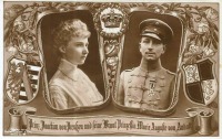 Ретро открытки - Прусский принц Иоахим, Мария Августа фон Анхальт.