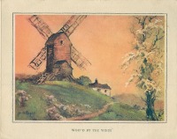 Ретро открытки - Деревенская мельница