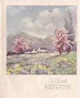 Ретро открытки - Сельская Пасха. Весеннее цветение
