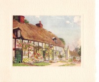 Ретро открытки - Сад у деревенского дома