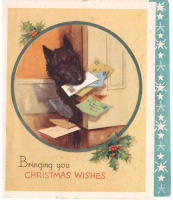 Ретро открытки - Рождественская доставка