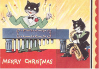 Ретро открытки - Рождественский концерт