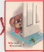 Ретро открытки - - Кто сказал Рождество?